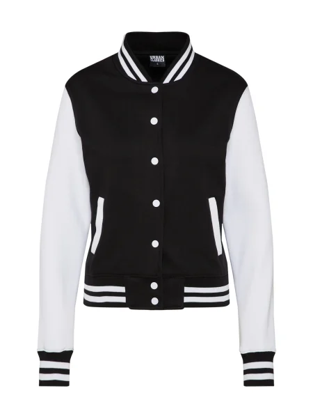 Urban Classics Hanorac alb / negru gri