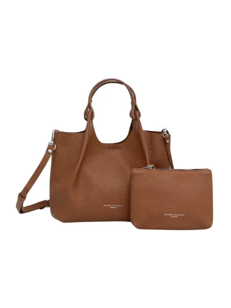 Gianni Chiarini torebka crossbody skórzana DUA brązowa