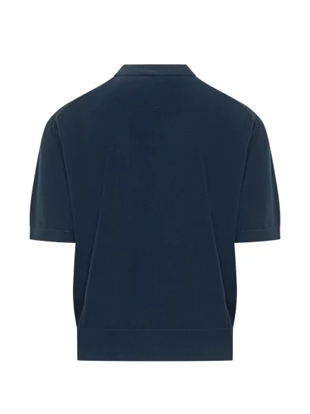 Scurt tricou Laneus tricotate albastru
