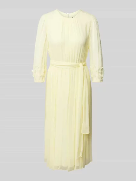 Sukienka midi z wiązanym Marc Cain