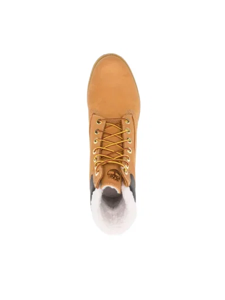 Botki Timberland wodoszczelne skórzane wiązane brązowe