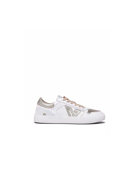 Sneakersy Emanuélle Vee skórzane białe