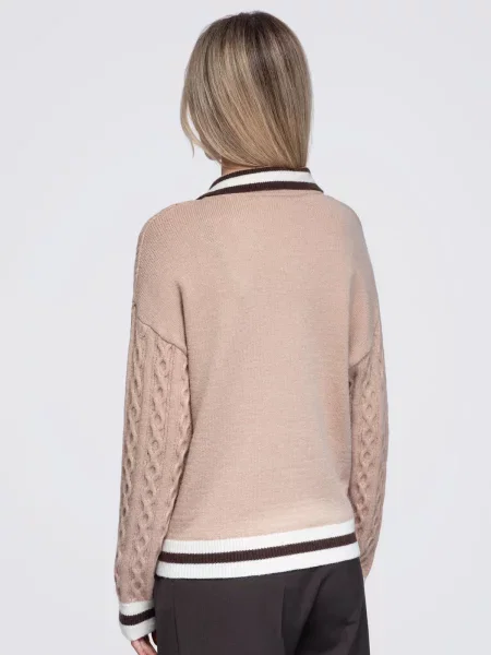 Polo majica Ombre smeđa