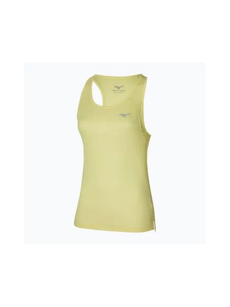 Бігова майка Mizuno DryAeroFlow Tank блідо-лаймово-жовта жовта
