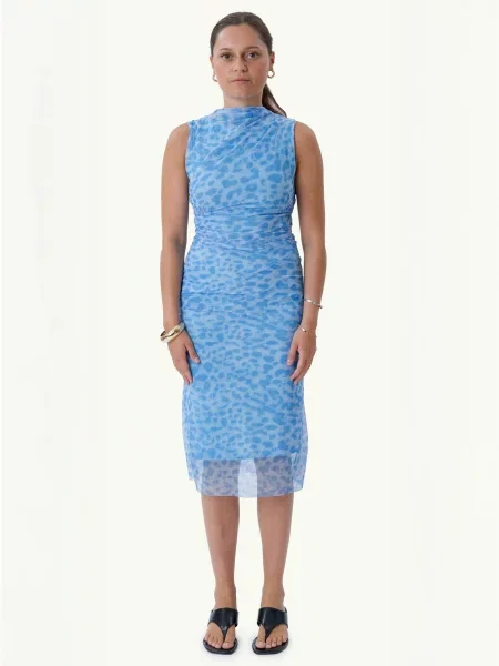 TEESHOPPEN Rochie Saga albastru