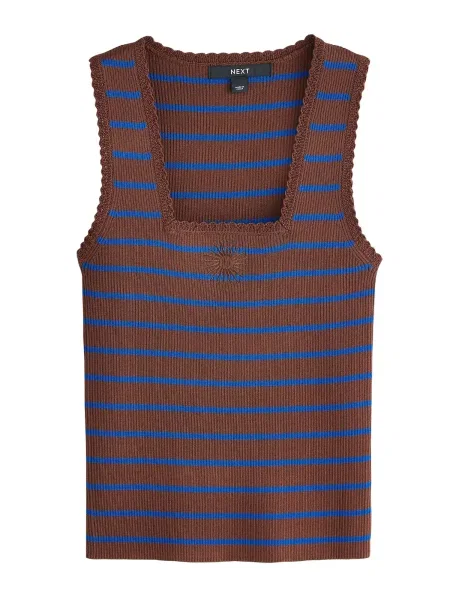 Next Pulover / ciocolatiu albastru