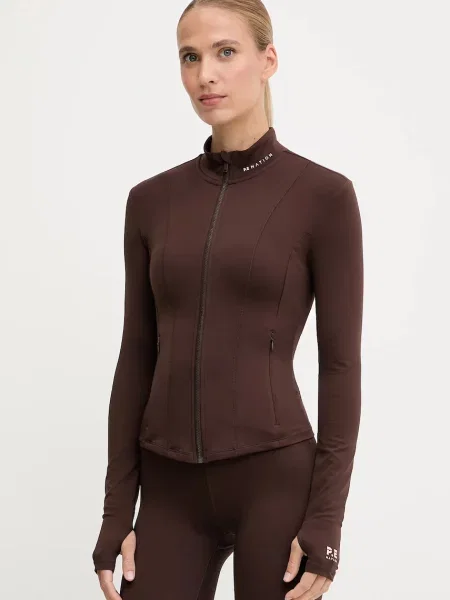 P.E Nation bluza treningowa Breakthrough brązowa