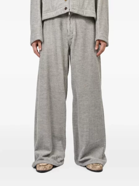 Pantaloni Masu de catifea cord gri