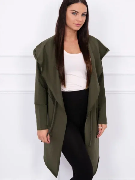 Geacă Kesi cu glugă kaki