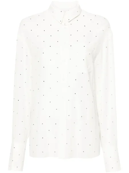 Cămașă Zadig&voltaire de mătase alb