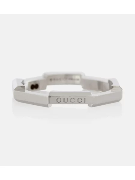 Inel Gucci alb