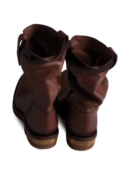 Botine Miu Miu cu autograf maro