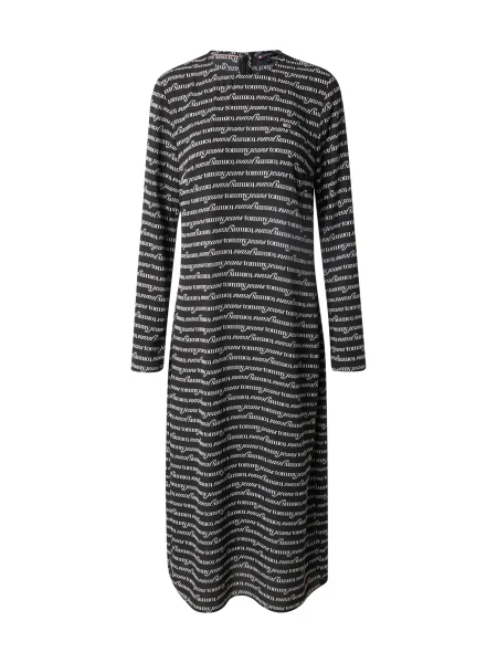 Tommy Jeans Rochie negru alb