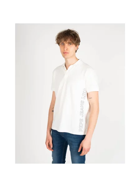 Koszulka polo Pepe Jeans biała