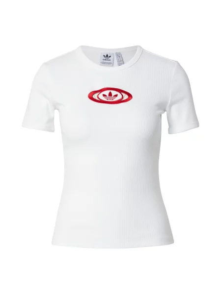 ADIDAS ORIGINALS Tricou roșu alb