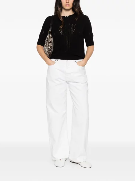 Scurt pulover Ermanno Scervino alb