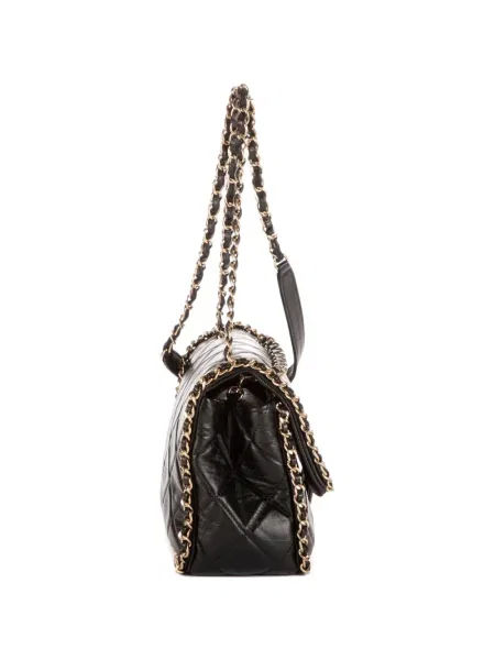 Matlasat colier Chanel Pre-owned negru