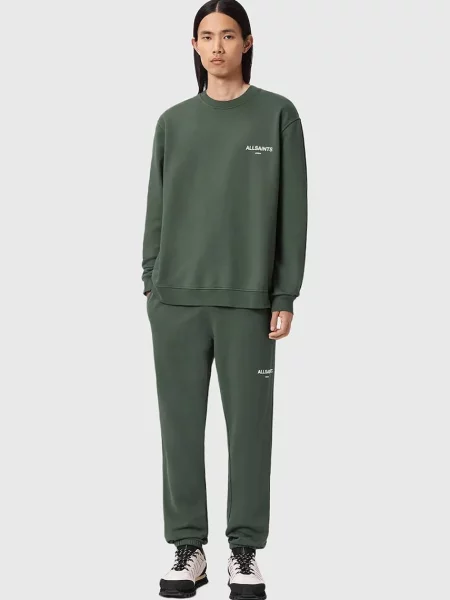 Спортивні штани AllSaints однотонні зелений