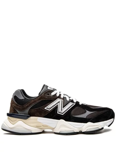 Sneakerși New Balance cu șireturi din dantelă maro
