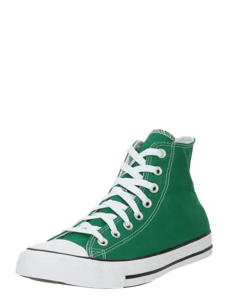 CONVERSE Kotníkové tenisky zelená bílá