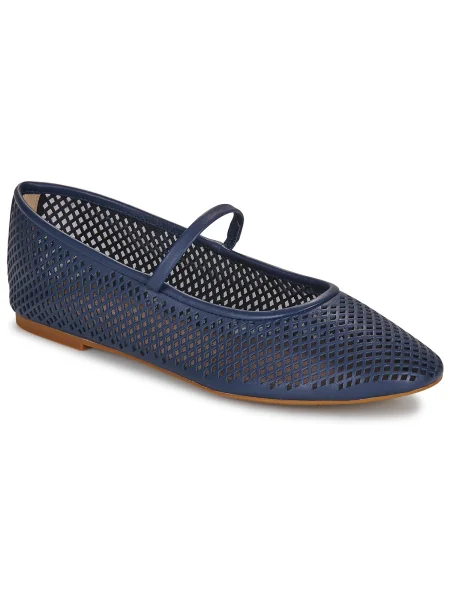 Pantofi cu toc Lauren Ralph Lauren albastru