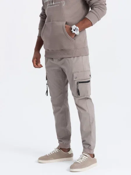 Pantaloni cargo Ombre bej