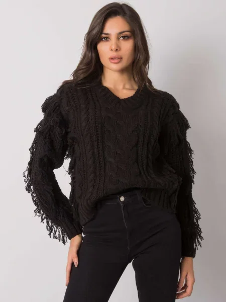 Pulover Rue Paris negru