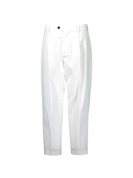 Pantaloni Eleventy alb