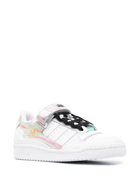 Sneakerși Adidas Forum din piele alb