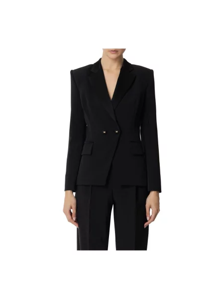 Geacă Elisabetta Franchi negru