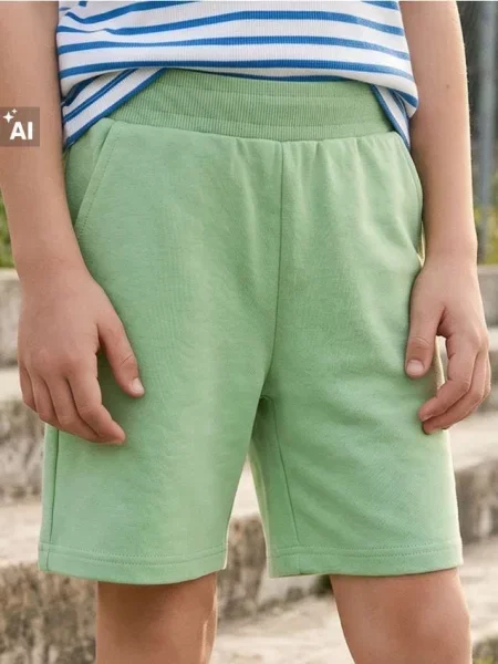 Sinsay Teplákové kraťasy 5 pack béžová