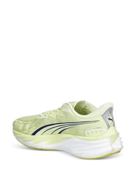 Fűzős csíkos csipkés sneaker Puma Nitro sárga