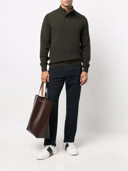 Pulover Barbour de lână verde