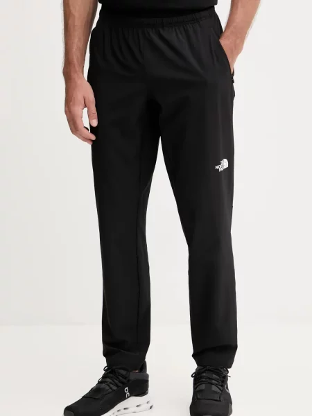 Pantaloni The North Face cu imagine alergare negru