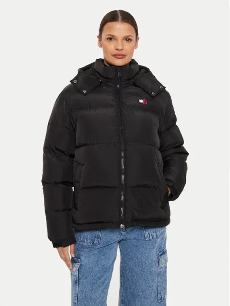 Steppelt farmer dzseki Tommy Jeans fekete