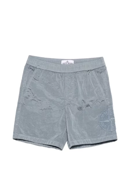 Kąpielówki dziecięce Stone Island niebieskie