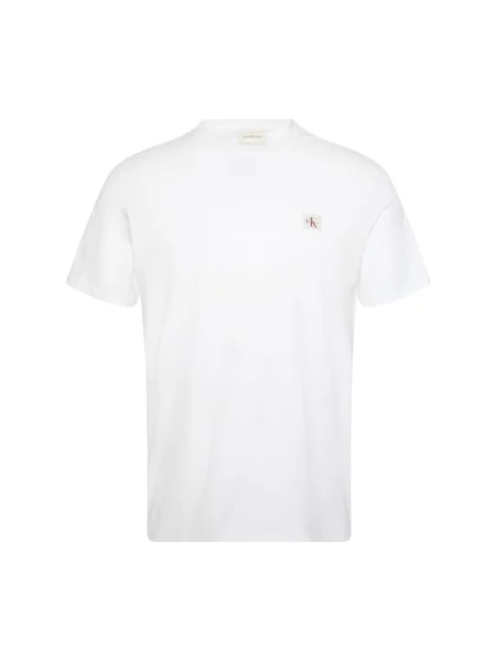 Klasické tričko Calvin Klein Jeans jersey bílé