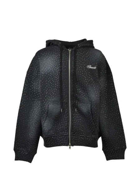 Pulover Breath cu glugă cu tepi negru