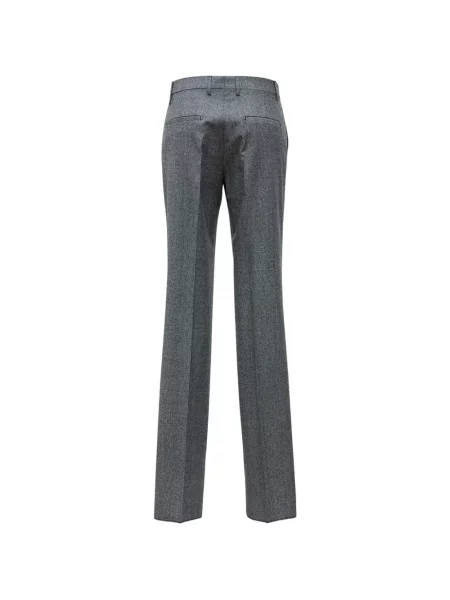 Pantaloni Tagliatore cu model pepito gri