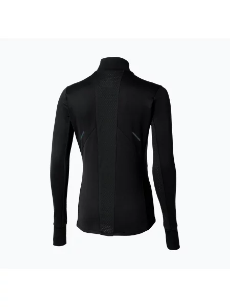Bluza do biegania Mizuno Active Warm Half Zip czarna