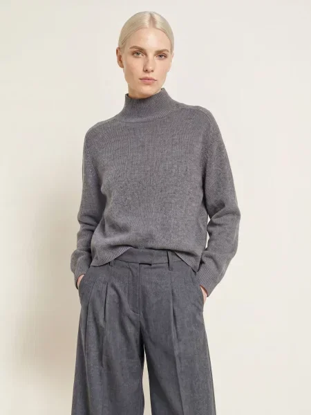Darling Harbour Sweter grau szary