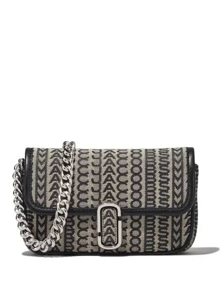 Mini geanta de piele Marc Jacobs din piele mini negru