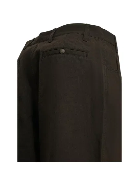 Spodnie Comme Des Garcons o skróconej długości brązowe