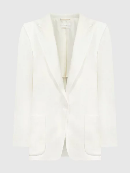 Жакет Enza з льону The Row білий