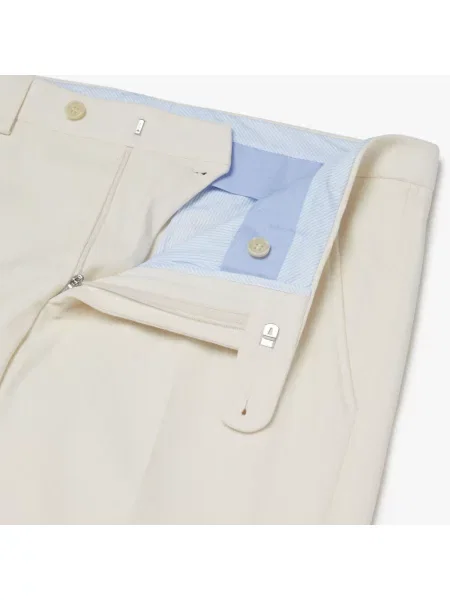 Spodnie Brooks Brothers ze stretchu białe