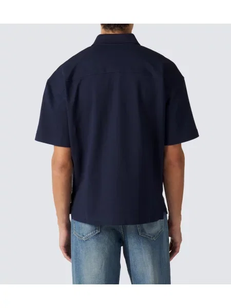 Tricou polo Saint Laurent albastru