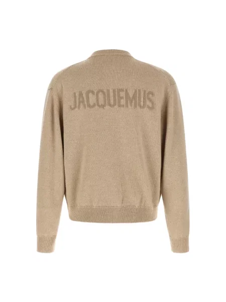 Kardigan Jacquemus wełniany beżowy
