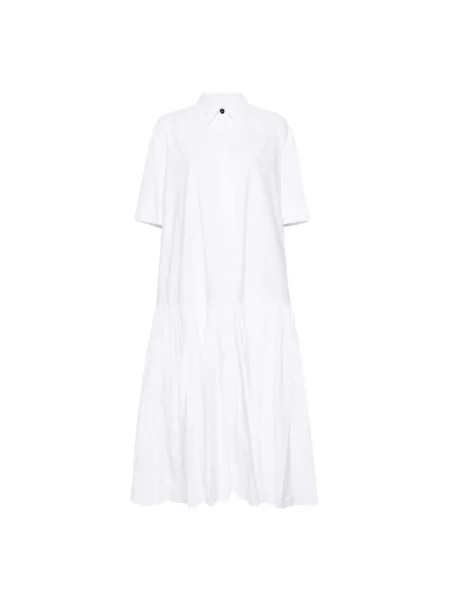 Sukienka midi Jil Sander biała