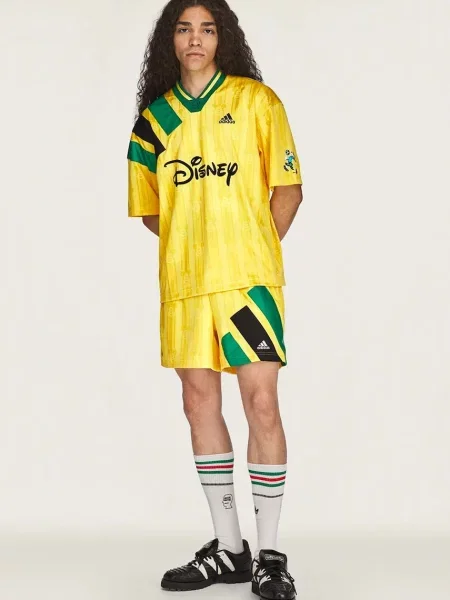 Adidas Originals Braindead x Disney t-shirt ανδρικό κίτρινο