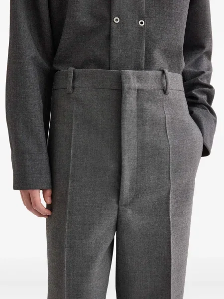 Pantaloni Jil Sander plisate gri
